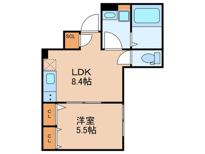 GRAN PASEO島津山WESTの物件間取画像