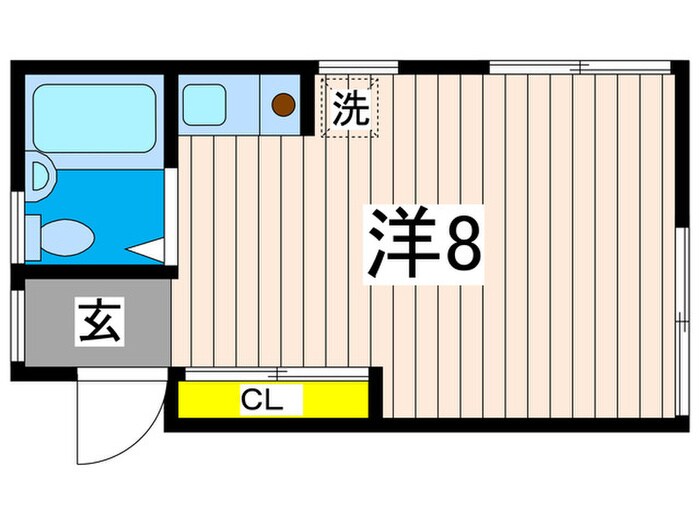 ハイツ柳の物件間取画像