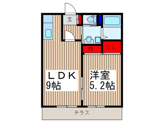 サンライフ．シバザキの物件間取画像