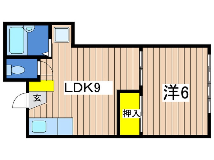 グリ－ンヒルズ本牧の物件間取画像