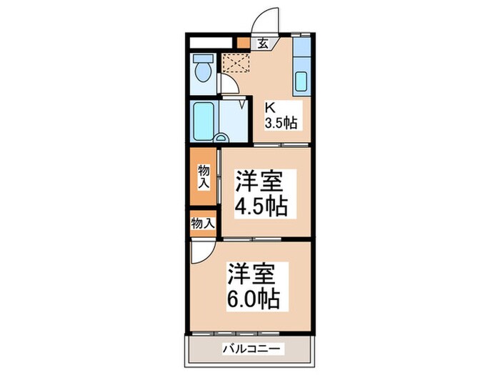 物件間取画像