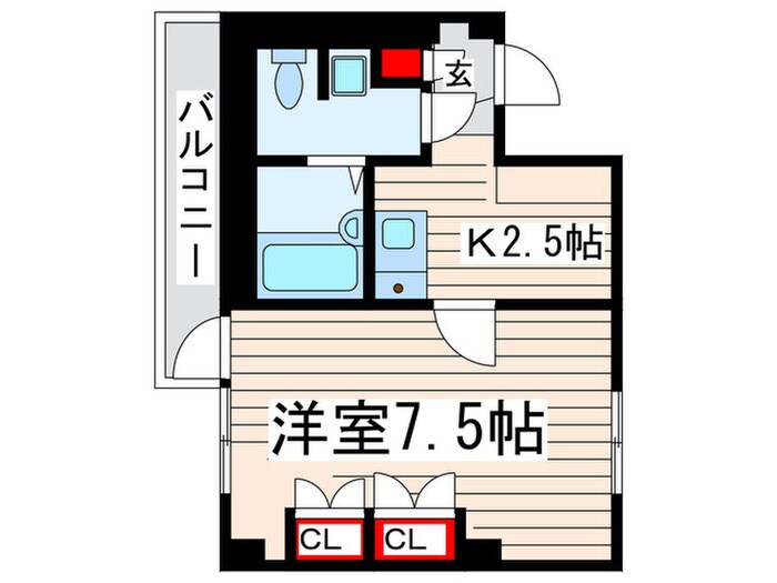 ウェルス中葛西の物件間取画像
