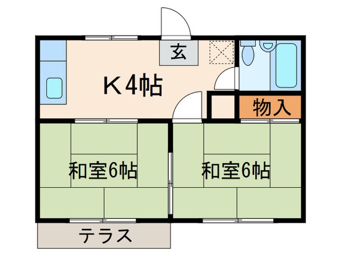 カーサフドウの物件間取画像