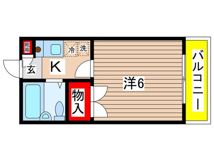 日吉第一ＱＳﾊｲﾑの物件間取画像