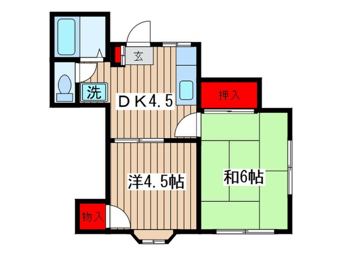 エステ－ト竹村の物件間取画像