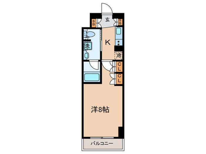 ARKMARK大森町ﾚｼﾞﾃﾞﾝｽ(206)の物件間取画像