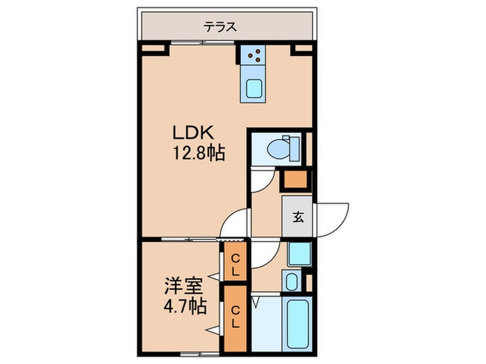 アヴニールルーチェの物件間取画像