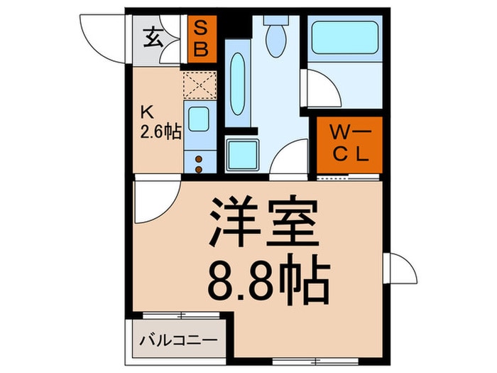 プラザ中落合の物件間取画像