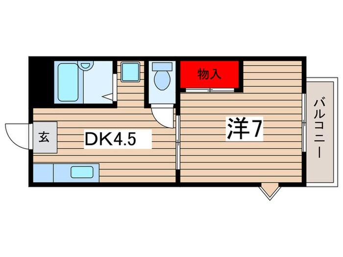 神明マンションの物件間取画像