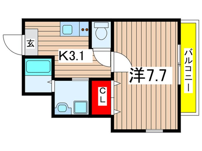 ア－ク小岩ＷＥＳＴの物件間取画像