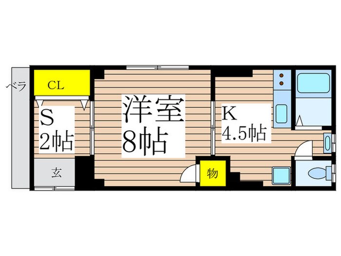 高橋マンション　１階の物件間取画像