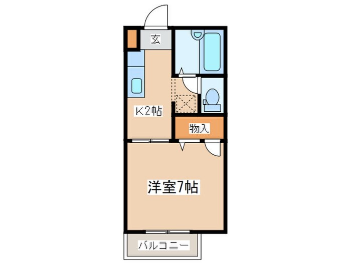 エーデルハイムⅡの物件間取画像