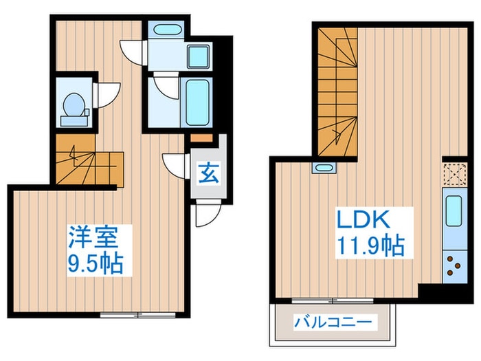 ＳＩＬＶＥＲＡＤＯ方南の物件間取画像