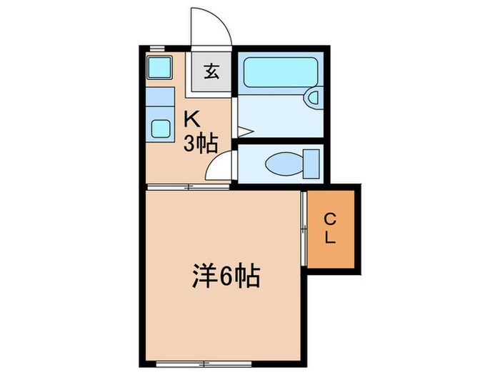 カルム自由が丘の物件間取画像