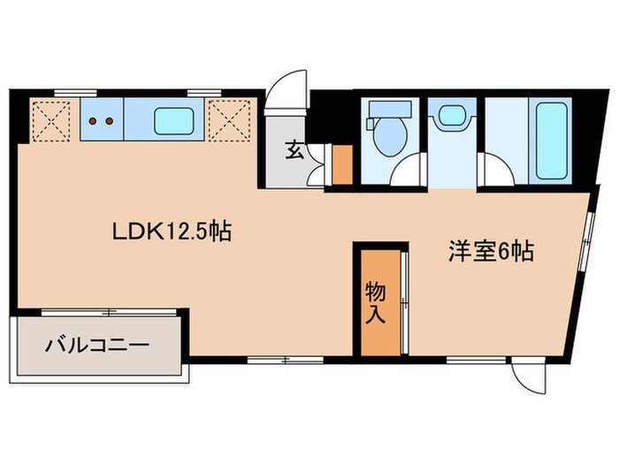 カロディカーサ相模大野Bの物件間取画像