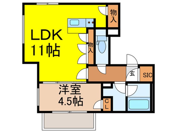 コンポジット代々木の物件間取画像