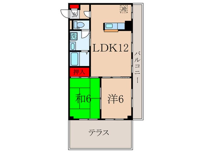 ホワイトシャトレ－の物件間取画像