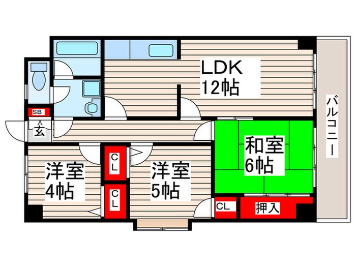 西葛西田中ビルの物件間取画像