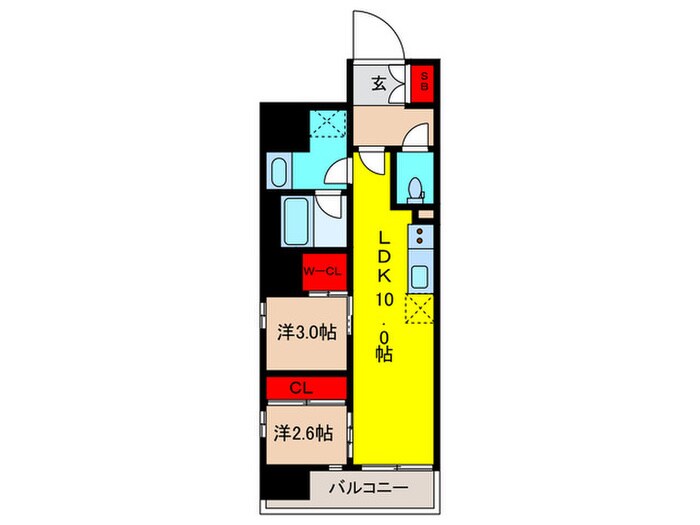 イプセ日本橋の物件間取画像