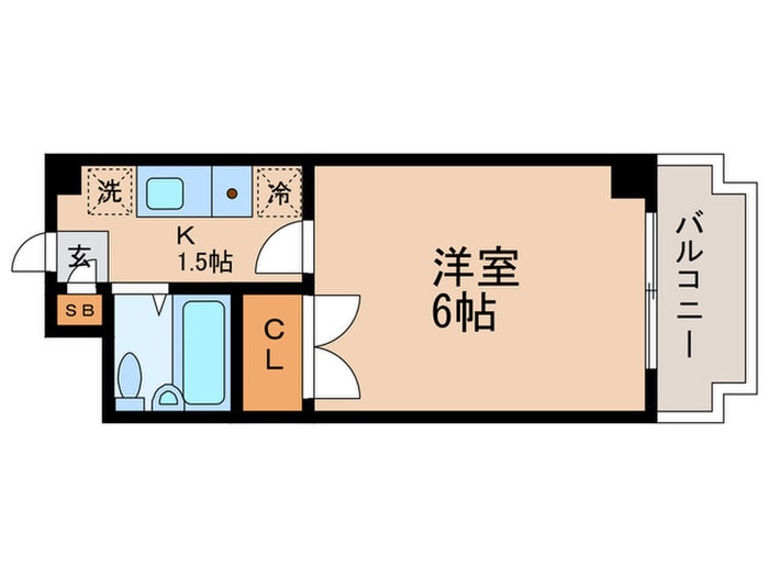 メビウスセイワの物件間取画像