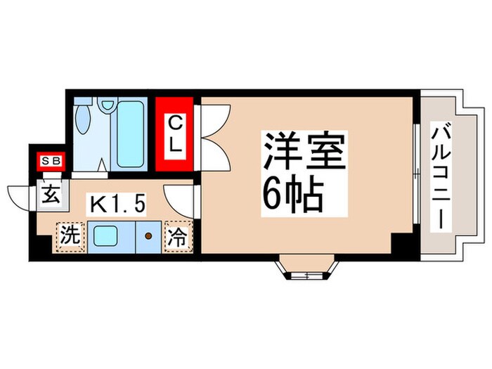 メビウスセイワの物件間取画像