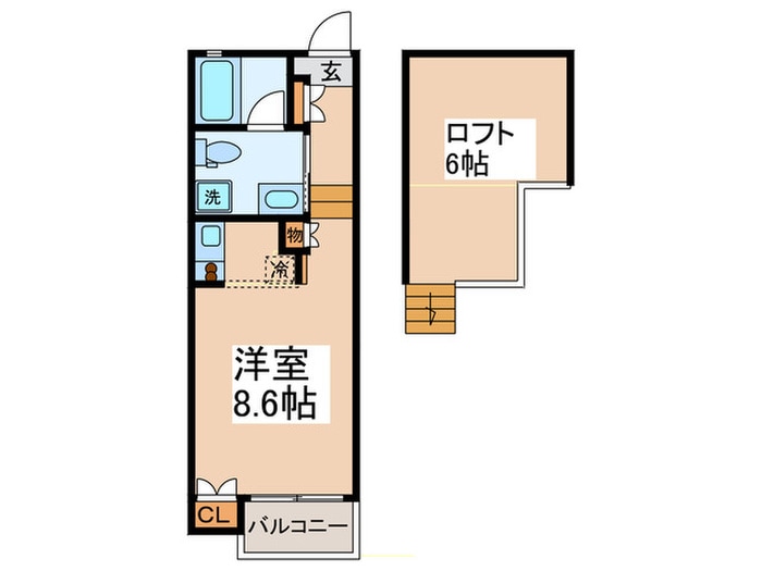 ＳＴＡＧＥ　ＤＥＮの物件間取画像