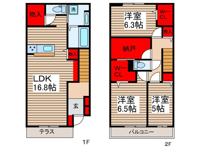 仮）Ｄ‐ＲＯＯＭ高砂７丁目の物件間取画像