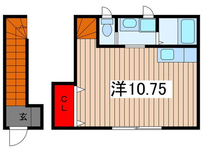 フランフロント大宮の物件間取画像