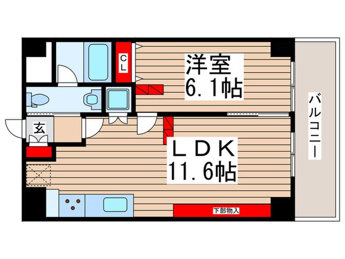 八潮ＰＡＲＫ　ＳＱＵＡＲＥの物件間取画像