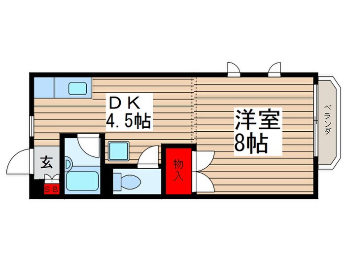 ベルメゾン鷺沼の物件間取画像