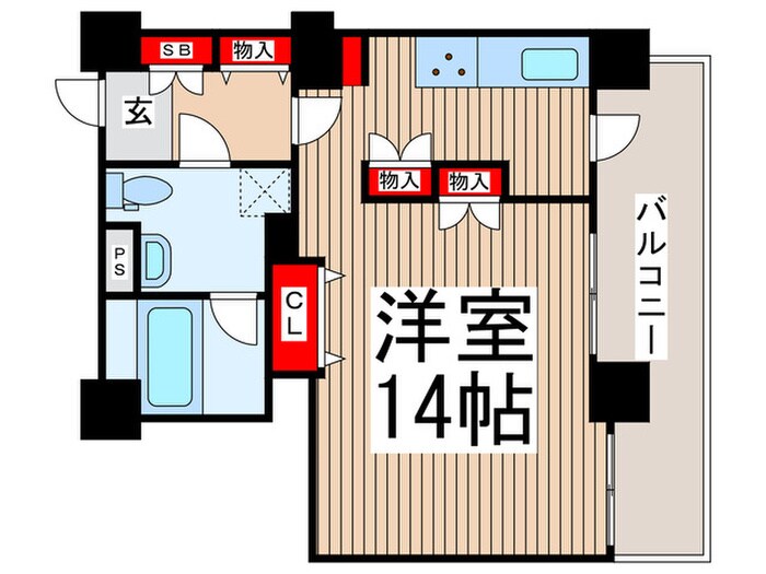 オアシスG棟の物件間取画像