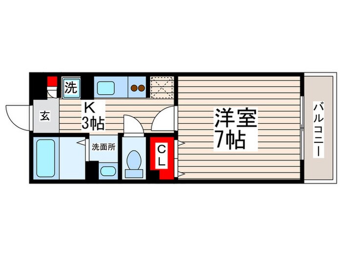 ボン　リジェ－ルの物件間取画像