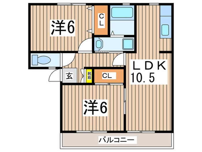 ノイハウスＡの物件間取画像