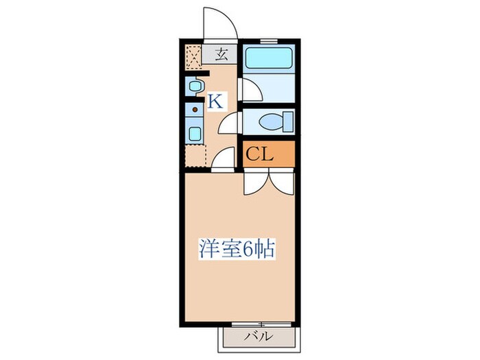 メルベーユ　アビテの物件間取画像