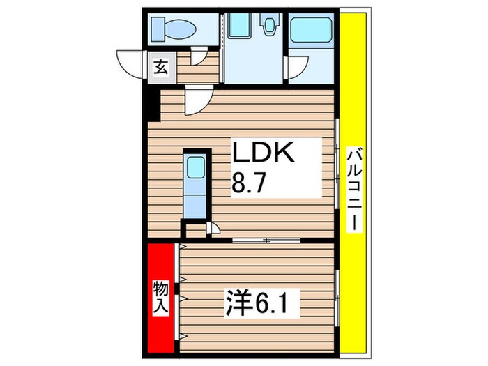 ワンダフルの物件間取画像