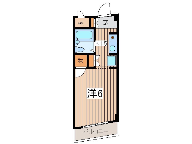 パ－クヒルズ三ツ境の物件間取画像