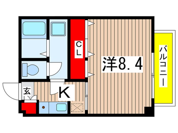 メゾン・ド・タキの物件間取画像