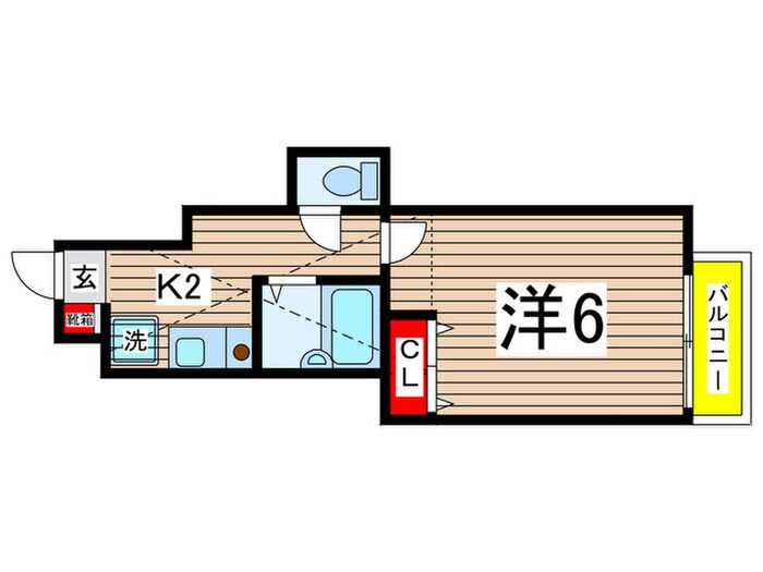 メゾン・ド・ソレイユの物件間取画像