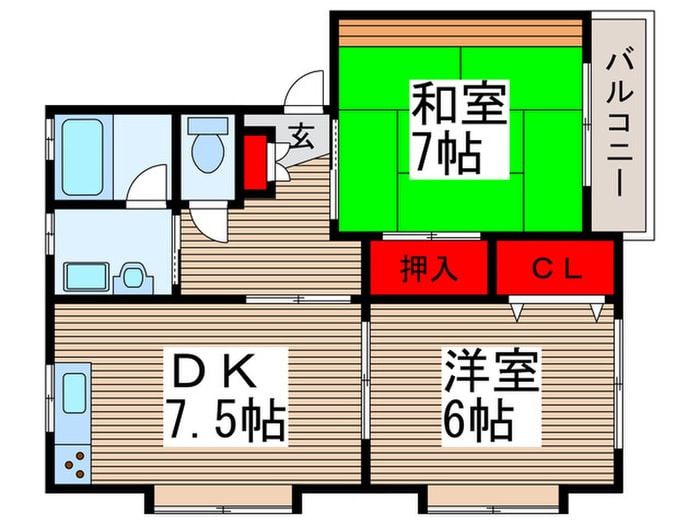 プレミ－ル梅園の物件間取画像