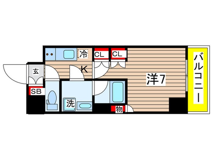 ｾｼﾞｮﾘ東陽町(202)の物件間取画像