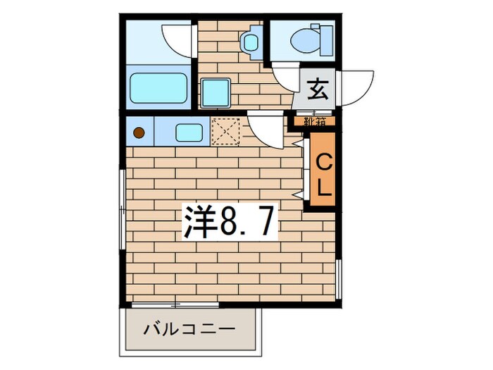 ヒルズ山手の物件間取画像