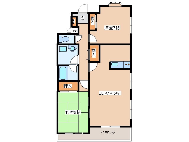 メゾン１２１７の物件間取画像