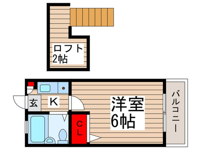 メゾンロッシュ柏の物件間取画像