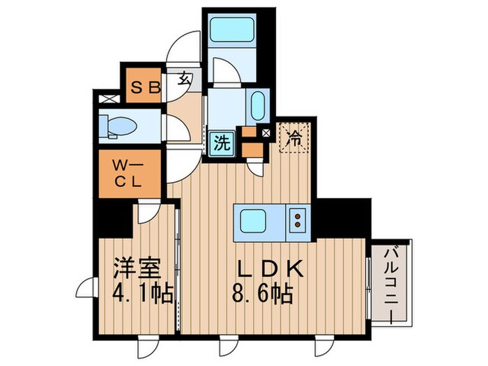 ザ・パークハビオ蒲田の物件間取画像