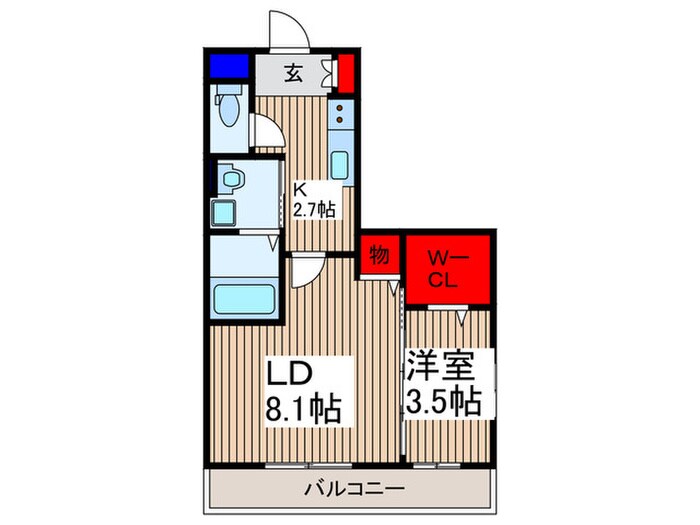 オークビレッジの物件間取画像