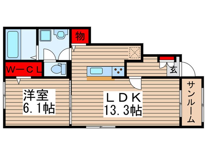 ソラリスＮの物件間取画像