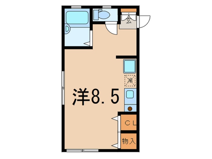 秀栄荘の物件間取画像