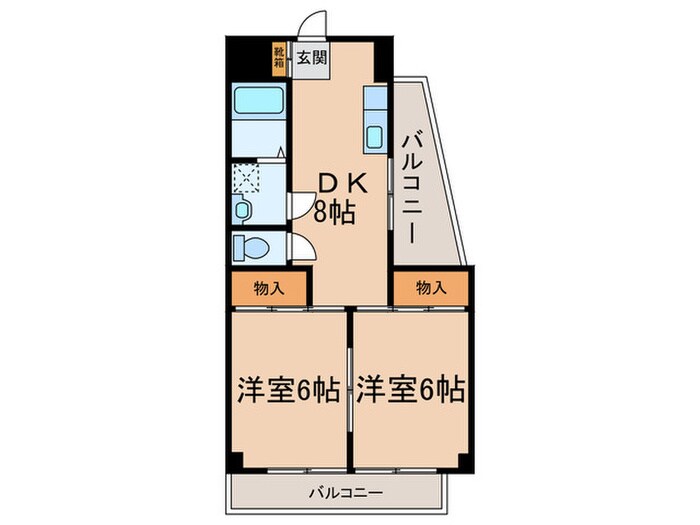 ルミエール岡村の物件間取画像