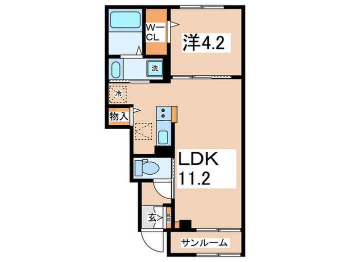 仮)ラ・カーサ・スギの物件間取画像