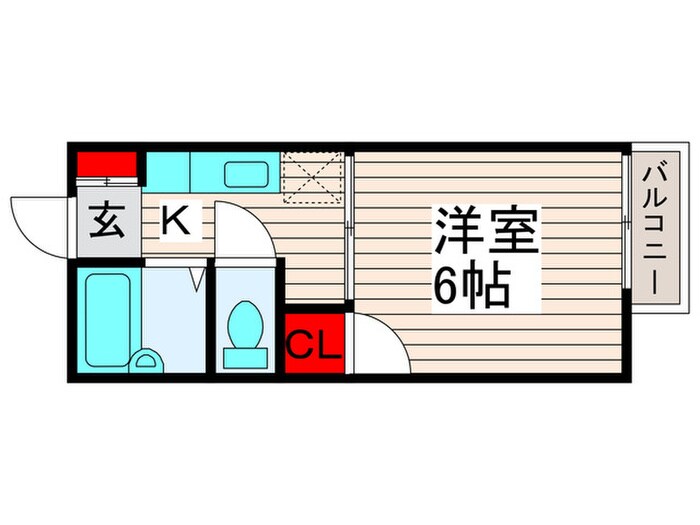 ソーラーハイツの物件間取画像